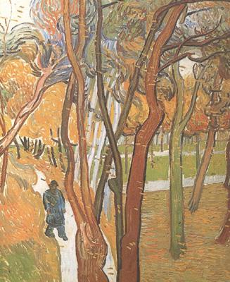 Vincent Van Gogh The Walk:Falling Leaves (nn04) France oil painting art